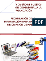 3.2 Recopilacion de Información para El Análisis y Descripción de Puestos