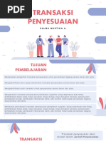 Transaksi Penyesuaian Perusahaan Dagang