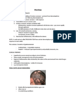 Mycology: Clinical Findings