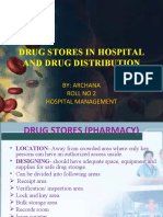 Drug Stores in Hospital and Drug Distribution