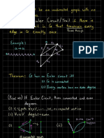 Graph Theory 5 - Euler Circuits and Euler Trails Notes