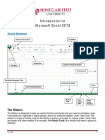 Introduction To Microsoft Excel 2013: Screen Elements