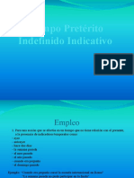 Tiempo Pretérito Indefinido Indicativo