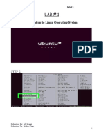 Installation To Linux Operating System: Step 1