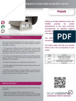 Visipak: High Definition Integrated Number Plate Recognition Camera