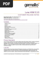 Luna HSM 5.3.5: Customer Release Notes