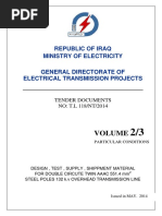 Republic of Iraq Ministry of Electricity: Tender Documents NO: T.L 118/NT/2014