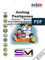 Araling Panlipunan: Quarter 1 - Module 1: Naipaliliwanag Ang Konsepto NG Komunidad (AP2KOM-la-1)