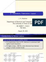 2: Transistors, Fabrication, Layout