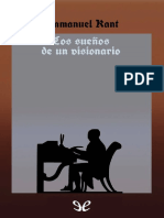 Los Suenos de Un Visionario Explicados Por Los Suenos de La Metafisica