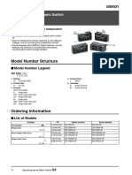 Special-Purpose Basic Switch DZ