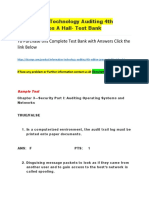 Information Technology Auditing 4th Edition James A Hall-Test Bank