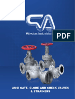 CVA Gate Globe Check Strainers Catalog