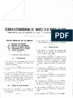 Sesion Ka Extraordinaria, en Martes 24 de Novbre. Ue 1936