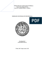 Investigación Sobre Auditoría Fiscal