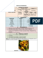 Receta Estandarizada