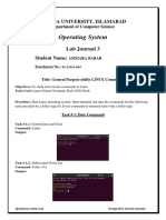 Operating System: Lab Journal 3