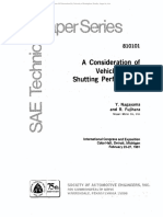 A Consideration of Vehicle's Door Shutting Performance: Y. Nagayama and R, Fujihara