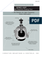 Series Anff: Adjustable Neoprene Floating Floor