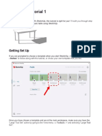 SketchUp Tutorial 1 - Table