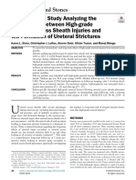 A Prospective Study Analyzing The Association Between High-Grade Ureteral Access Sheath Injuries and The Formation of Ureteral Strictures