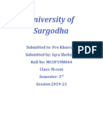 University of Sargodha