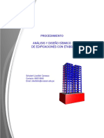  Procedimiento de Análisis Sísmico