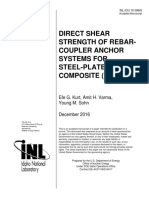 Shear Strength of Rebar Couplers