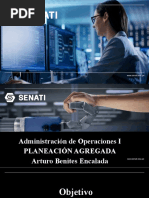 Sesión 9 - Administración de Operaciones I