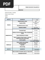 Formato Seleccion y Evaluacion de Provedores