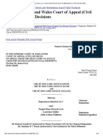 Experience Hendrix LLC V Purple Haze Records LTD & Ors (2007) EWCA Civ 501 (24 May 2007)