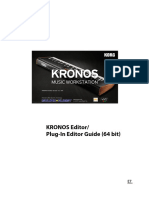 KRONOS Editor/ Plug-In Editor Guide (64 Bit)