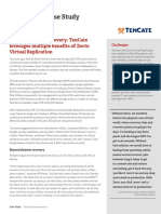 Case Study: Beyond Disaster Recovery: Tencate Leverages Multiple Benefits of Zerto Virtual Replication