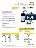 EOL3-20K: In-Line Fused 3-Pole Surge Protector