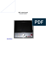 CNC Control Panel: Instruction Manual