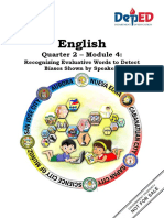 English: Quarter 2 - Module 4