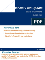 Sound Transit - Financial Plan Update Presentation - April 2021