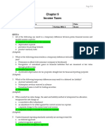 Arpia Lovely Rose Quiz Chapter 9 Income Taxes