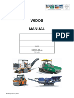 Manual Widos: © Wirtgen Group 2011