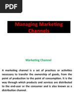 Managing Marketing Channel