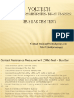 Bus Bar Contact Resistance Measurement Test