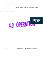 Axial Reaction Fan - Double Stage: Operation & Maintenance Manual