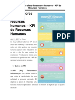 7 Indicadores Clave de Recursos Humanos