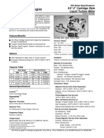 Data Sheet Turbina Medidora de Gas