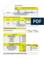 CIF - Clasificación Costos y Costo Estandar Estudiantes