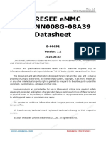 Foresee Emmc FEMDNN008G-08A39 Datasheet