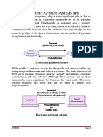 Electronic Payment Systems (Eps)