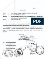 1998 Proyecto Del Laboratorio de Sisrtemas de Comunicaciones