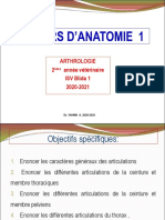 Cours D'anatomie Arthrologie