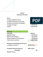 Costo Por Procesos Cuando Hay Inventario Final de Produccion en Procesos